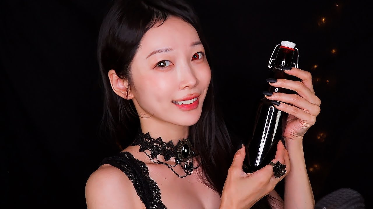 ASMR 수상한 비행기✈️ VIP 수면 서비스🍷 ( 뱀파이어 상황극 ) Vampire Flight Attendant VIP Service