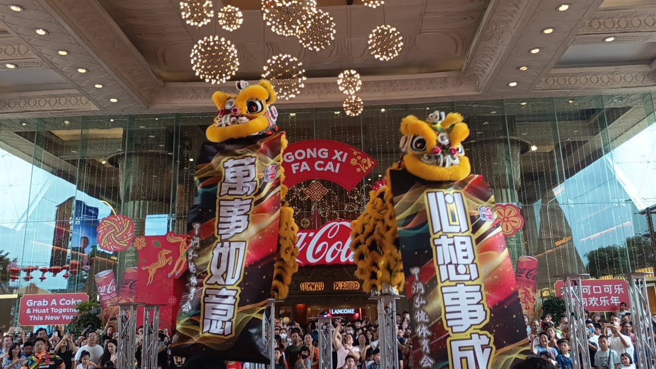 14 February 2026 - Kepong Hong Teck Acrobatic Lion Dance @Sunway Pyramid