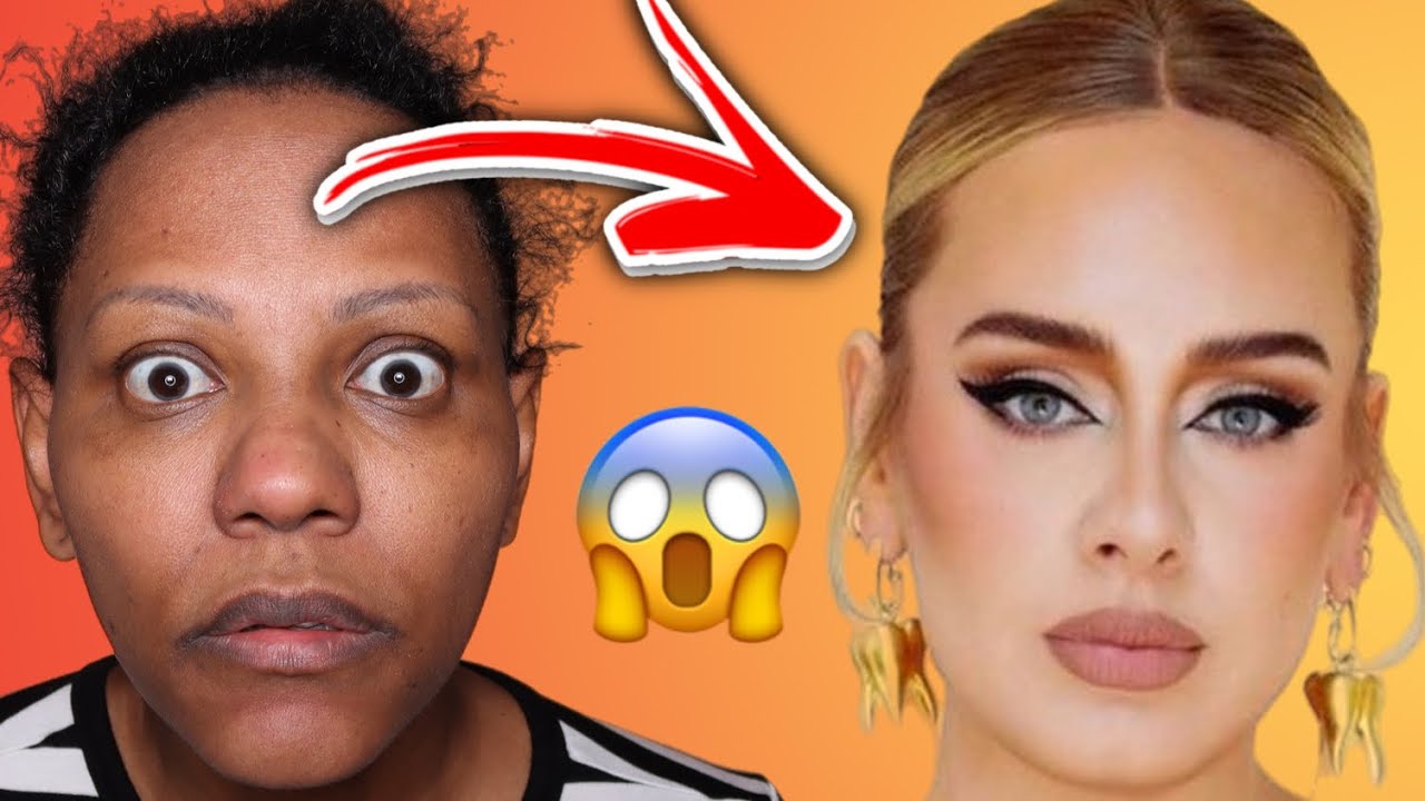 Makeup Transformation Adele #makeup #lacefrontwig
