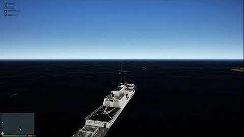 GTA V USCG Cutter cannon test
