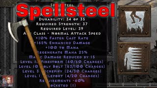 D2R Unique Items - Spellsteel (Bearded Axe)