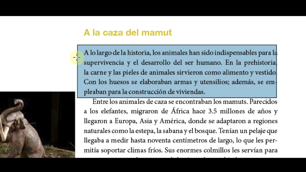 A la caza del mamut Historia sexto grado YouTube A la caza del mamut Historia sexto grado YouTube