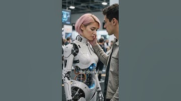 Guy Tries Out the Newest Girlfriend Robot at the Expo
