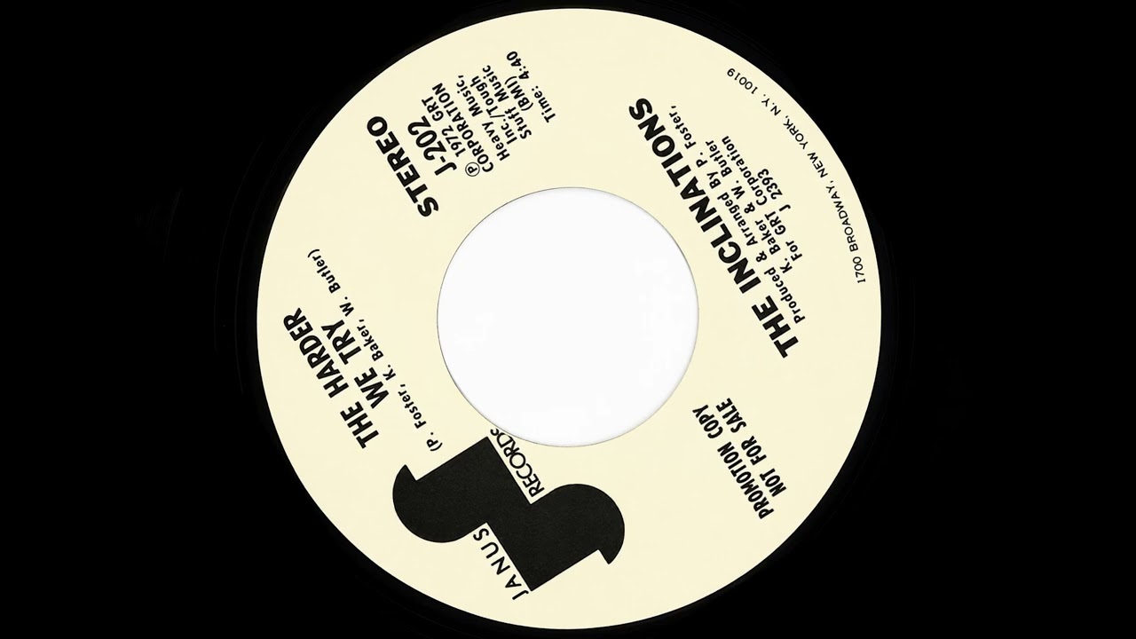 ✨ 1972 🎶 The Inclinations – The Harder We Try 🖤 - YouTube