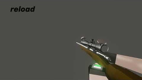 M24 low poly blender animation reel