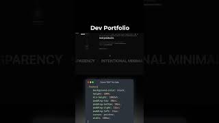 Dev Portfolio 🚀🔴.| #shortvideo #viral