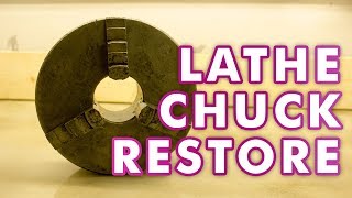 Lathe Chuck Restoration - I Restore a 200mm 3 Jaw Rusty Lathe Chuck