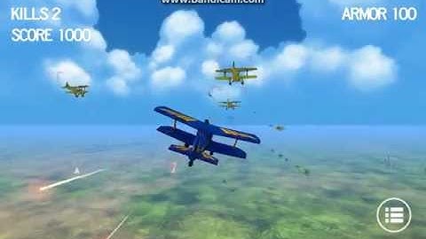 Unity3d Game Engine Gameplay - Dogfight Wars Airplane Games for Android