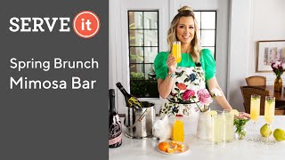 Mimosa Bar | Spring Brunch Recipe | Serve It