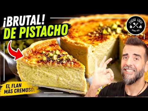 FLAN de MAICENA de PISTACHO 😱 El Postre MÁS CREMOSO del MUNDO!