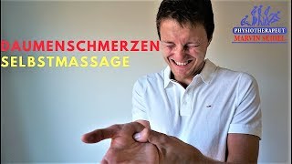 Daumenschmerzen lösen durch diese Massagetechniken