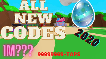 ALL NEW *OP* CODES FOR ROBLOX TAPPING SIMULATOR (2020)
