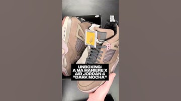Unboxing the A Ma Maniere x Jordan 4 "Dark Mocha" #complexnews