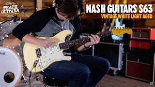 No Talking...Just Tones | Nash Guitars - S63 | Vintage White Light Aged