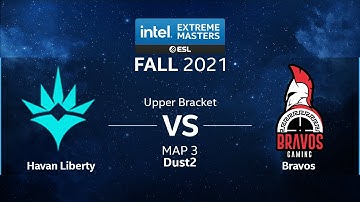CS:GO - Bravos vs. Havan Liberty [Dust2] Map 3 - IEM Fall Closed Qualifiers 2021 - UB - SA