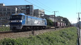 【4K】JR山陽本線　EF210-167号機牽引　1053レ貨物列車