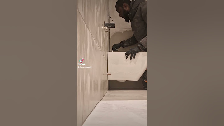 wall hung toilet installation