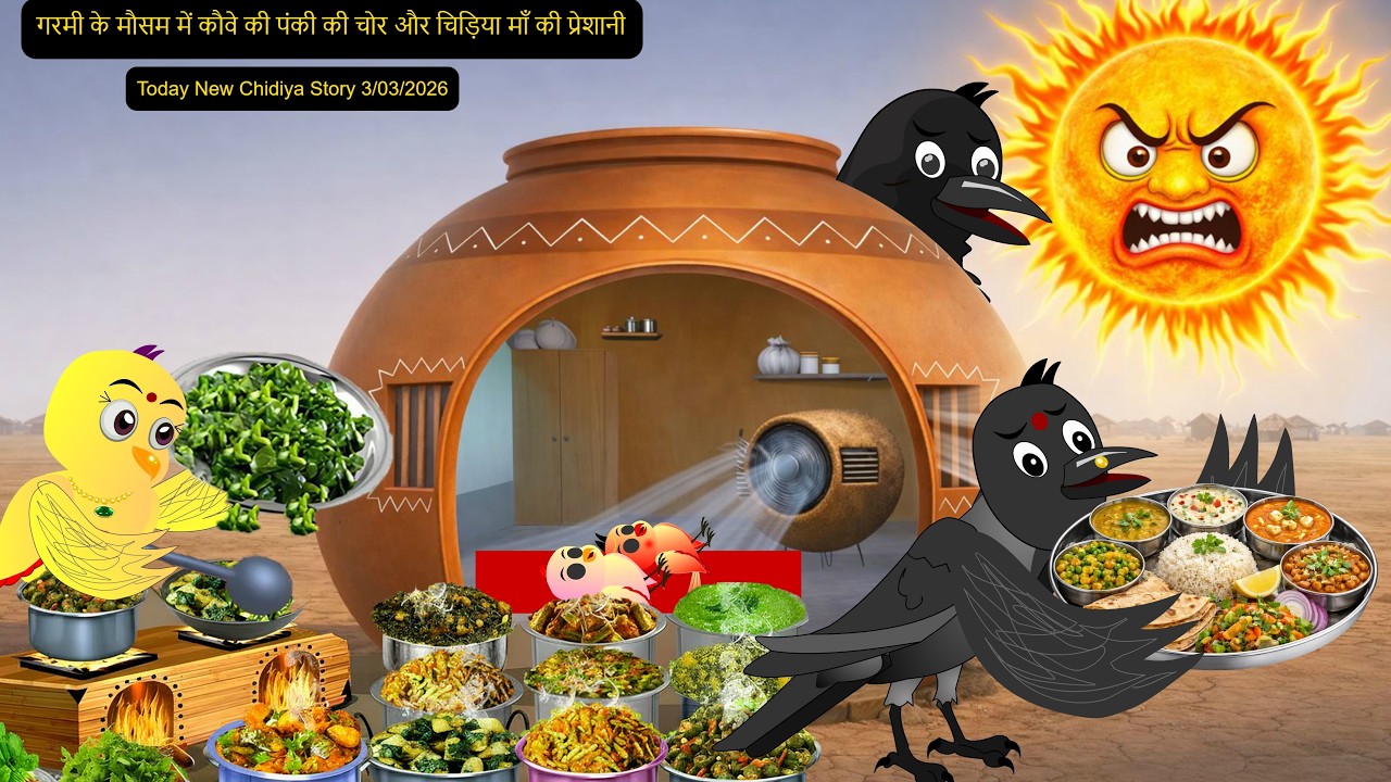 3-3-2026 | Rano Chidiya Wala Cartoon | NEW Episode Rano Chidiya Aur Kalo Kauway Wala Hindi Cartoon