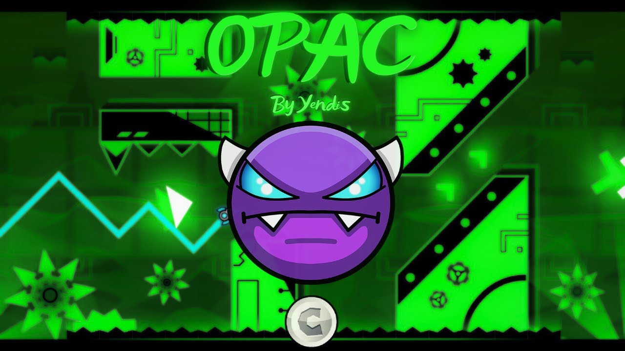 Geometry Dash - OPAC 100% All Coins [Easy Demon] By Yendis - YouTube