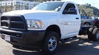 2018 Ram 3500 TRADESMAN CHASSIS REGULAR CAB 4X2 167.5 WB