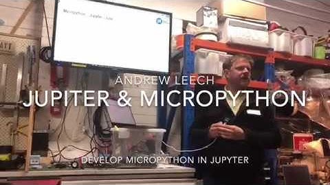 Jupyter and MicroPython