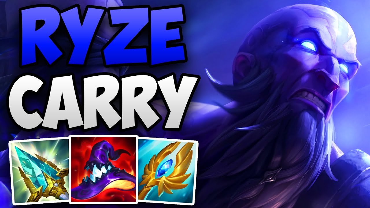 CHALLENGER MID LANER CARRIES WITH RYZE! | CHALLENGER RYZE MID GAMEPLAY | Patch 14.10 S14
