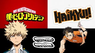 Haikyuu and BNHA Same Voice Actors