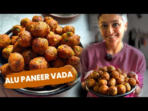 BEST PARTY SNACKS - Little potato and paneer vada!
