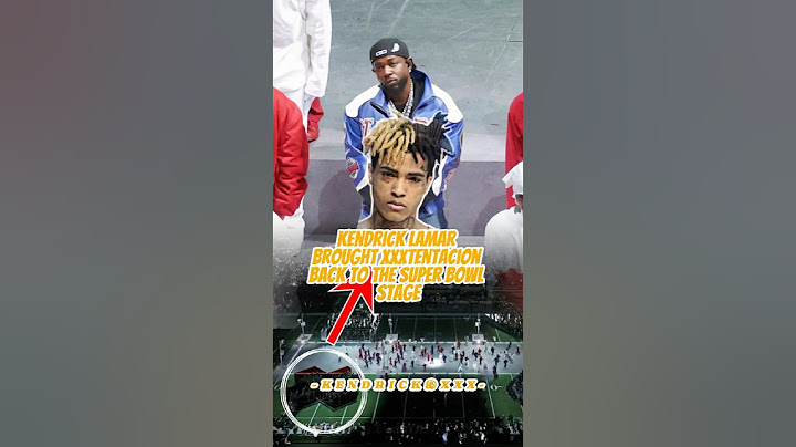 Kendrick Lamar brought XXXTentacion back to the Super Bowl .#celebrity #kendriklamar #xxxtentacion