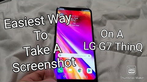 How To Take A Screen Shot On A LG G7 ThinQ. ( Screen Capture )   How To Locate screenshot/capture