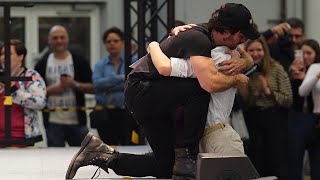 Ian Somerhalder hugging me in a Panel CC Dortmund 2019