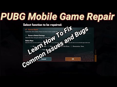 PUBG Mobile | Game Repair | Bug Fix | Solve Problems