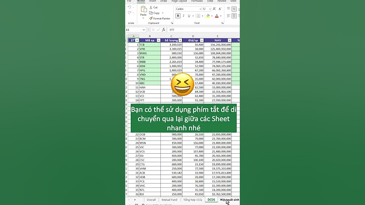 Duy chuyen giua cac sheet trong excel baawmh phim tat