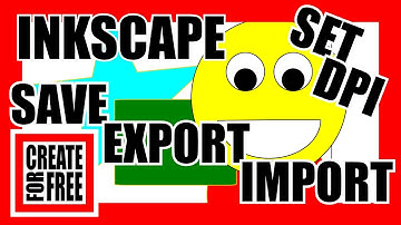 Inkscape Tutorial | Save – Export – Import