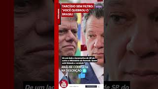 TARCÍSIO ENCURALA HADDAD | #TarcisioDeFreitas, #Haddad, #SaoPaulo, #GestaoPublica, #ContasPublicas