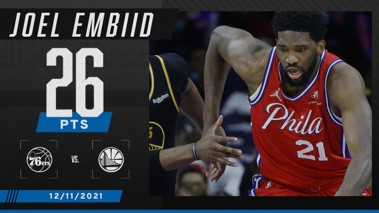 Joel Embiid COMMANDING with 26 PTS for 76ers vs. Warriors ???? ????