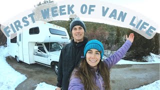 VAN LIFE WINTER CAMPING || SNOWSHOEING IN GREAT BASIN NATIONAL PARK || SKIING AT MAMMOTH MOUNTAIN by Kiki's Adventures 382 views 2 years ago 5 minutes, 51 seconds