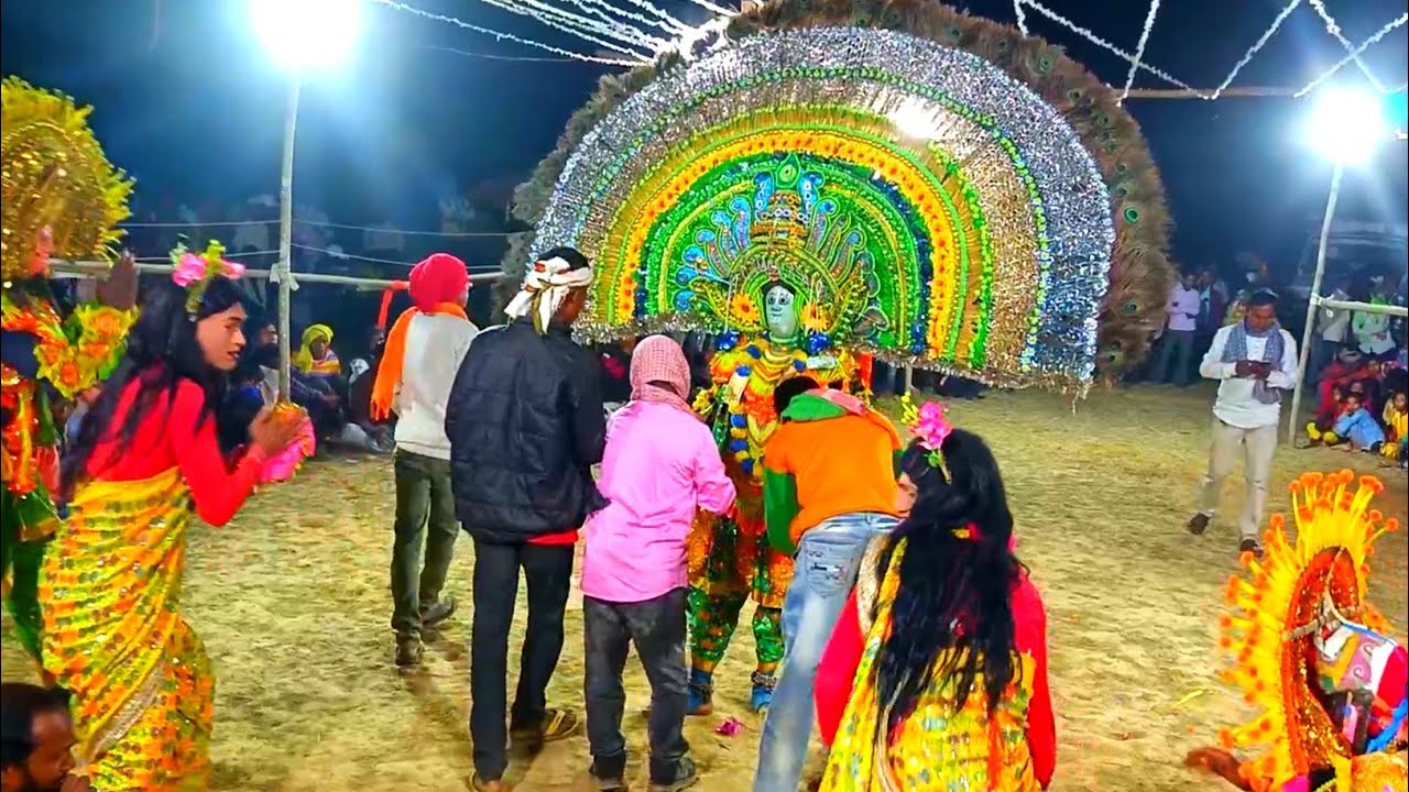 কৃষ্ণ নাচ এমন দিয়ে দিল প্রায় ১০ ফুট লম্বা মুখোশে | Cho Nach চৈতন্য সহিস Purulia cho Chaitanya