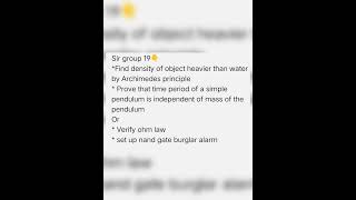 10thClass Physics Practical Paper 2026 Lahore Board Group 19 #board #exam #matric #paper #viral
