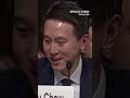TikTok CEO Reminds Senator Multiple Times He’s From Singapore Not China #shorts