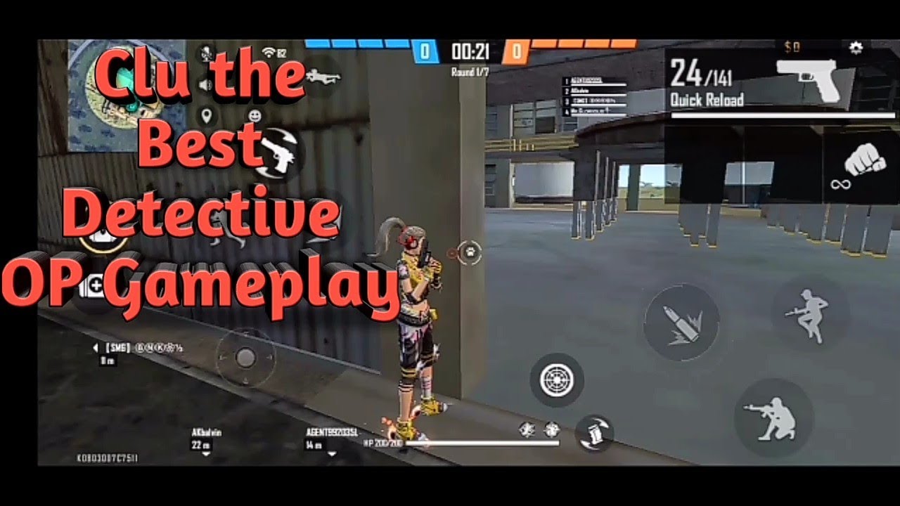 Clu character Gameplay | Free fire | Clu the Best Detective