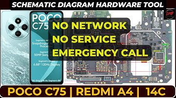 POCO C75 / REDMI A4 (24116PCC1) I No Network & No Service Schematic Diagram | DMR SOLUTION