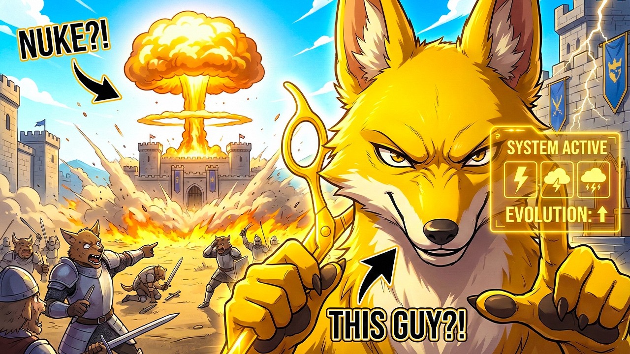 Everyone Is OP BEAST WARRIORS… He’s TINY JACKAL With SCISSORS — But Uses SCIENCE To NUKE Armies!