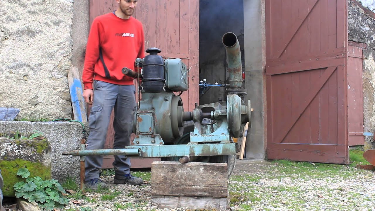 Démarrage Motopompe Moteur Hatz E 89