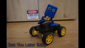 Simple robot platform remotely controlled from PC by python script