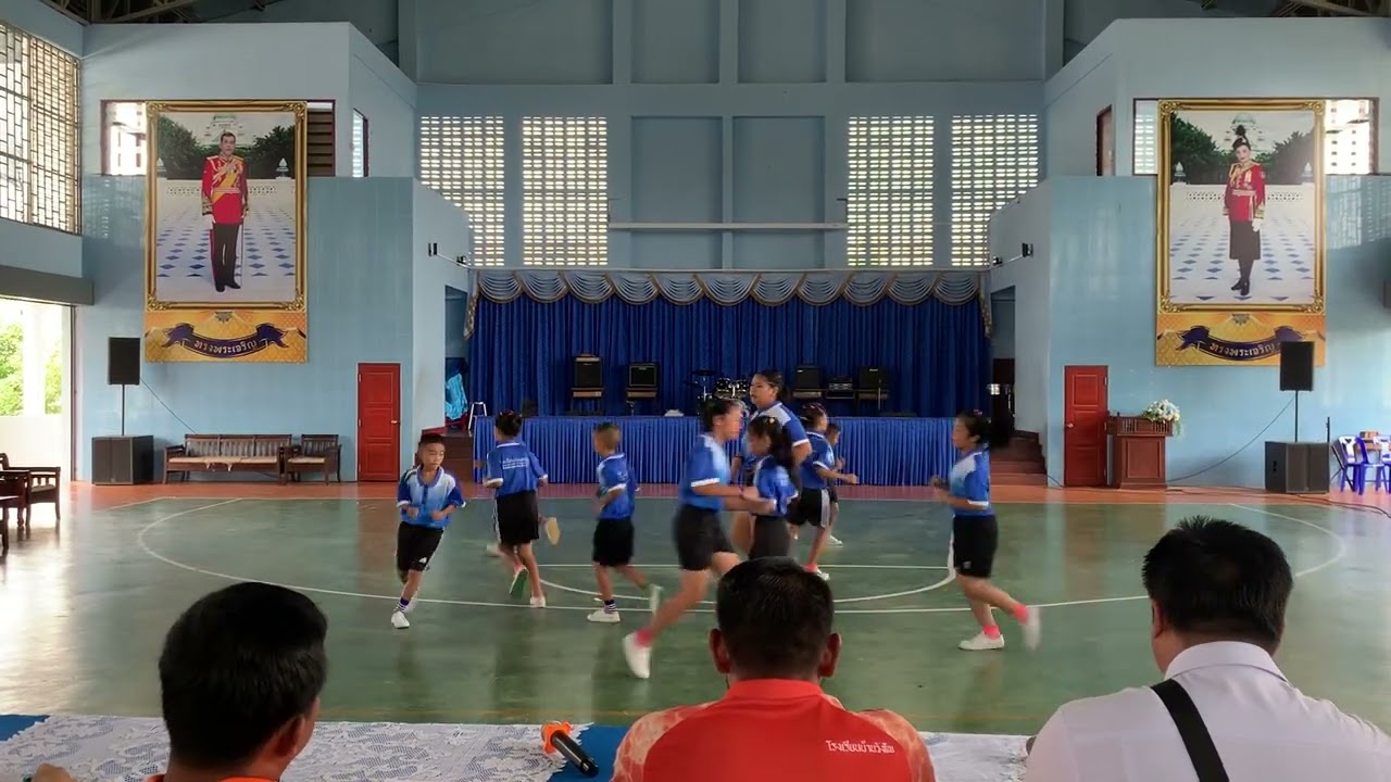 โรงเรียนบ้านดงยาง แข่งเต้นแอโรบิค งานศิลปหัตถกรรมนักเรียนระดับเขตพื้นที่