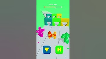 Blob Shifter 3D , Level 184 best game cool ever #shorts #mobilegaming #gaming #funny