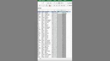 Quickly separate Date and Time in Excel. #excel #microsoftexcel #msexcel #exceltips