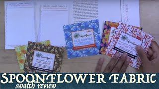 Spoonflower Fabric Swatch Review & Tips