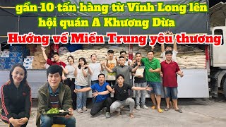 Thuỳ Kim Khiết đưa 10 tấn hàng từ mạnh thường quân & Bà con VL hội ngộ A Khương hướng về miền Trung.